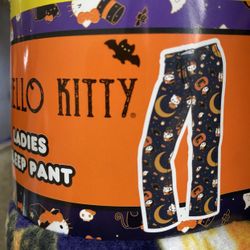 HELLO KITTY PJ PANTS HELLO KITTY HALLOWEEN SLEEP PANTS NEW LARGE