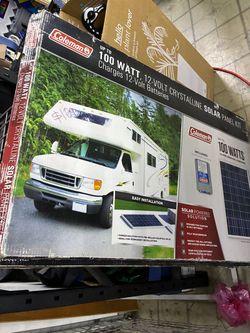 Coleman 100W 12V Crystalline Solar Panel Kit