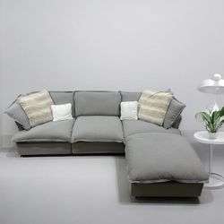 Light gray cloud sectional (Brand New)
