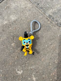 Five Nights at Freddy's Security Breach Glamrock Freddy Backpack Hanger Clip