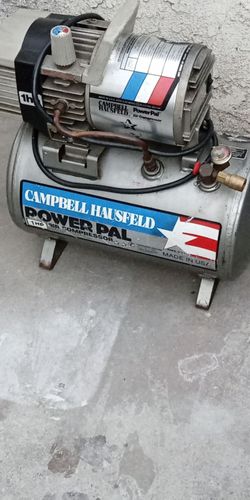 Campbell hausfeld power pal portable air compressor 1 HP in excellent condition