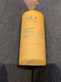 TULA Skincare protect + go dewy glow sunscreen stick SPF 50