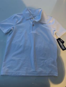 💥 OSHKOSH Boys 2 Button Collar Shirt- 👀 LQQK! 💥
