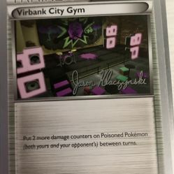 Virbank City Gym Pokemon Trading Card 