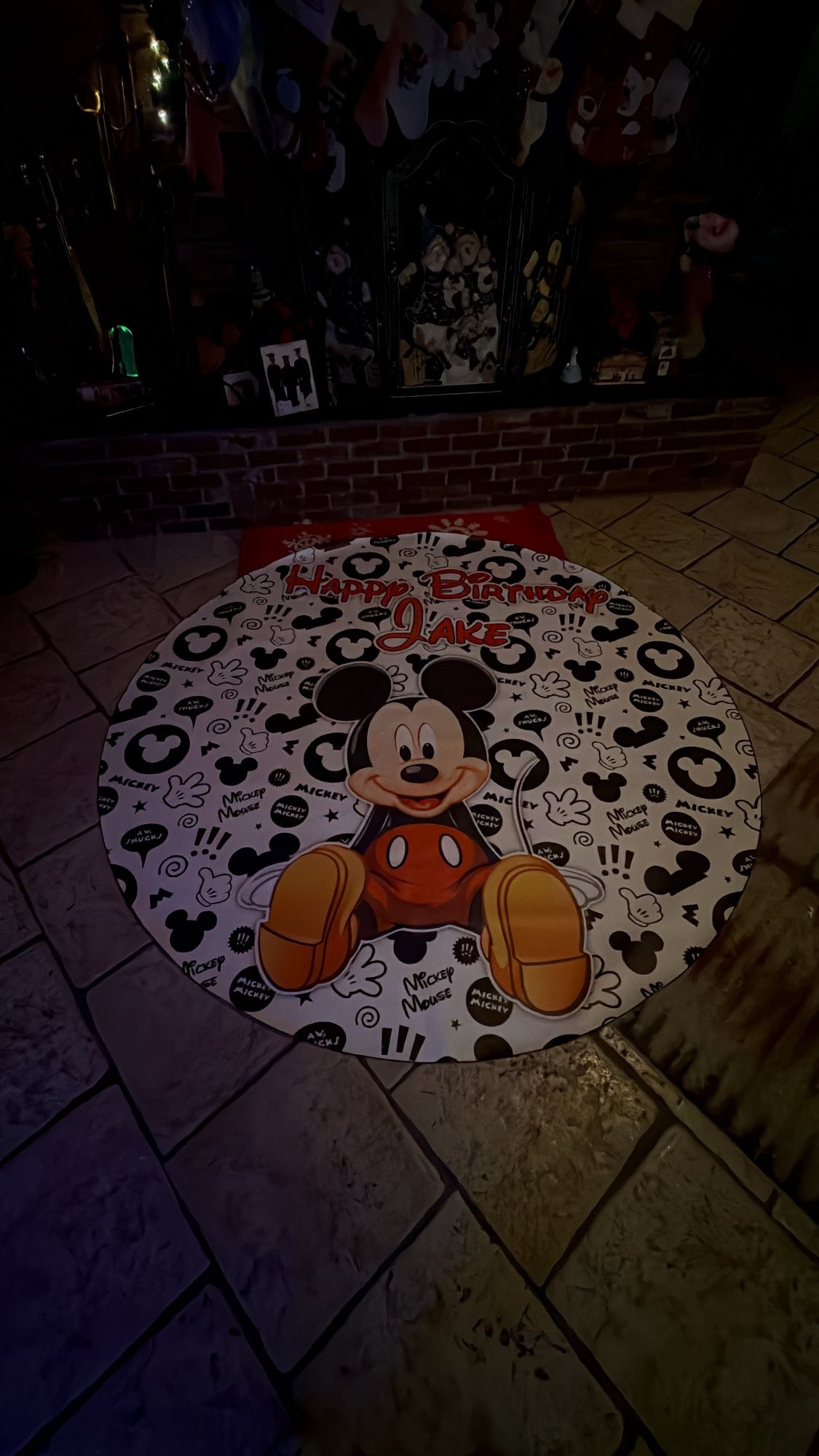 7x7 Mickey Banner Backdrop