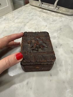 Antique Vintage Pocket Watch with Original Wooden Presentation Box