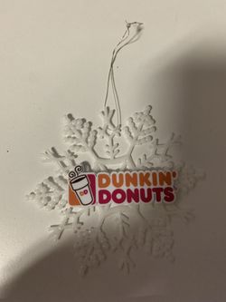 Dunkin donut ornament