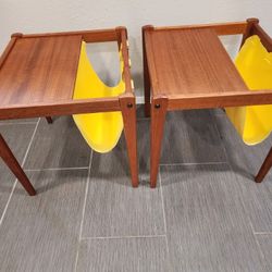 Pair Of Danish Teak End Tables 