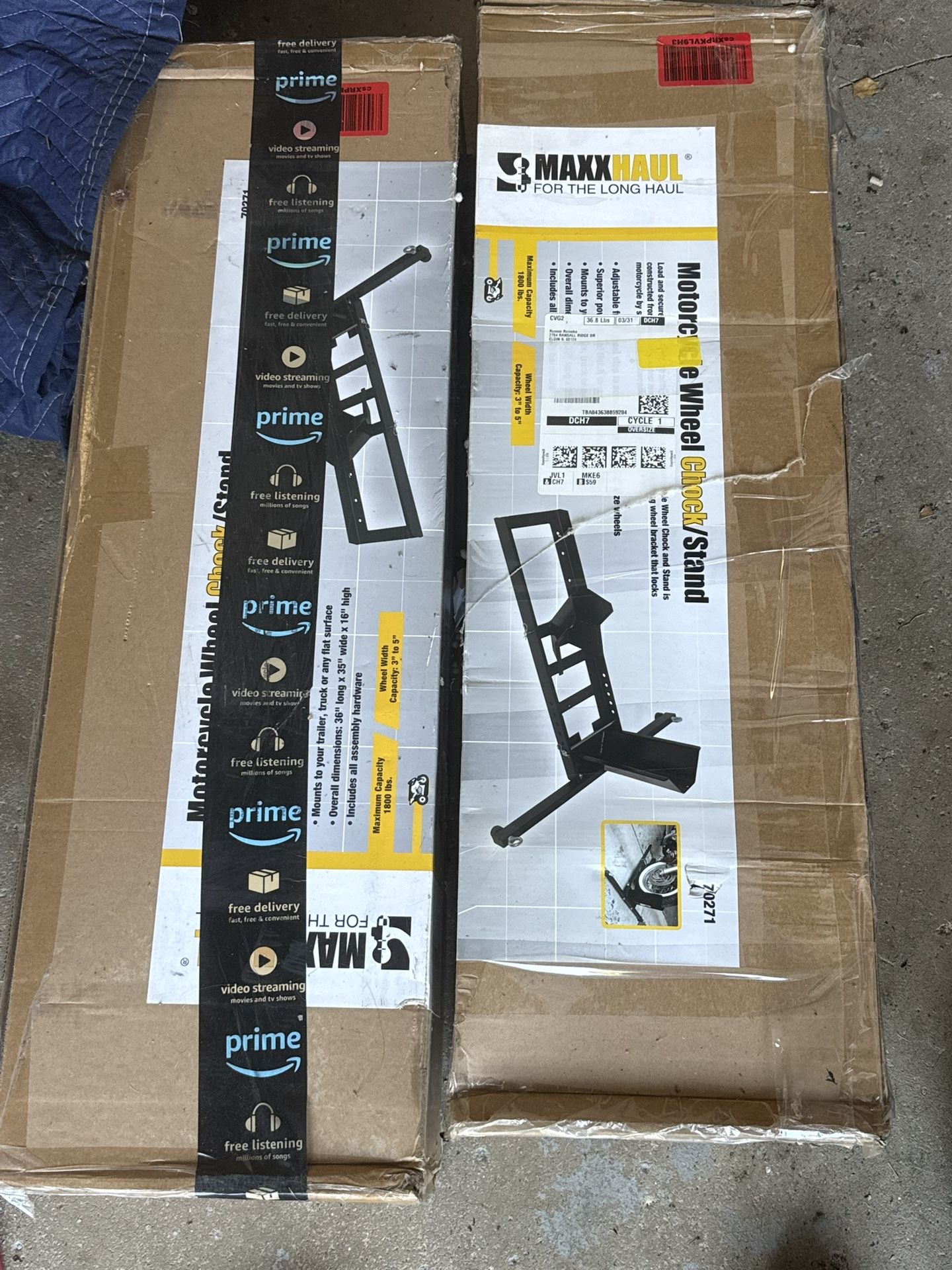 Motorcycle Wheel Chock/Stand
