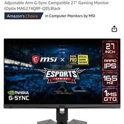 MSI Gaming Monitor