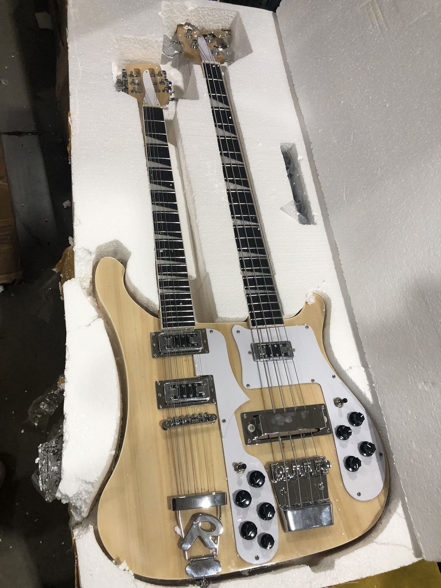 Double Neck Electric Guitar Bass