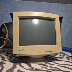 Beige CRT Monitor