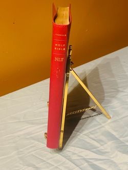 Tyndale Holy Bible NLT Red Leather Cover