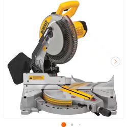 DEWALT 15 Amp Corded 10 in. Compound Single Bevel Miter Saw