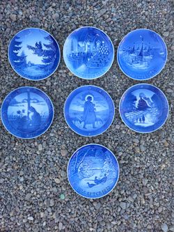 Collectable Holiday Plates From Denmark