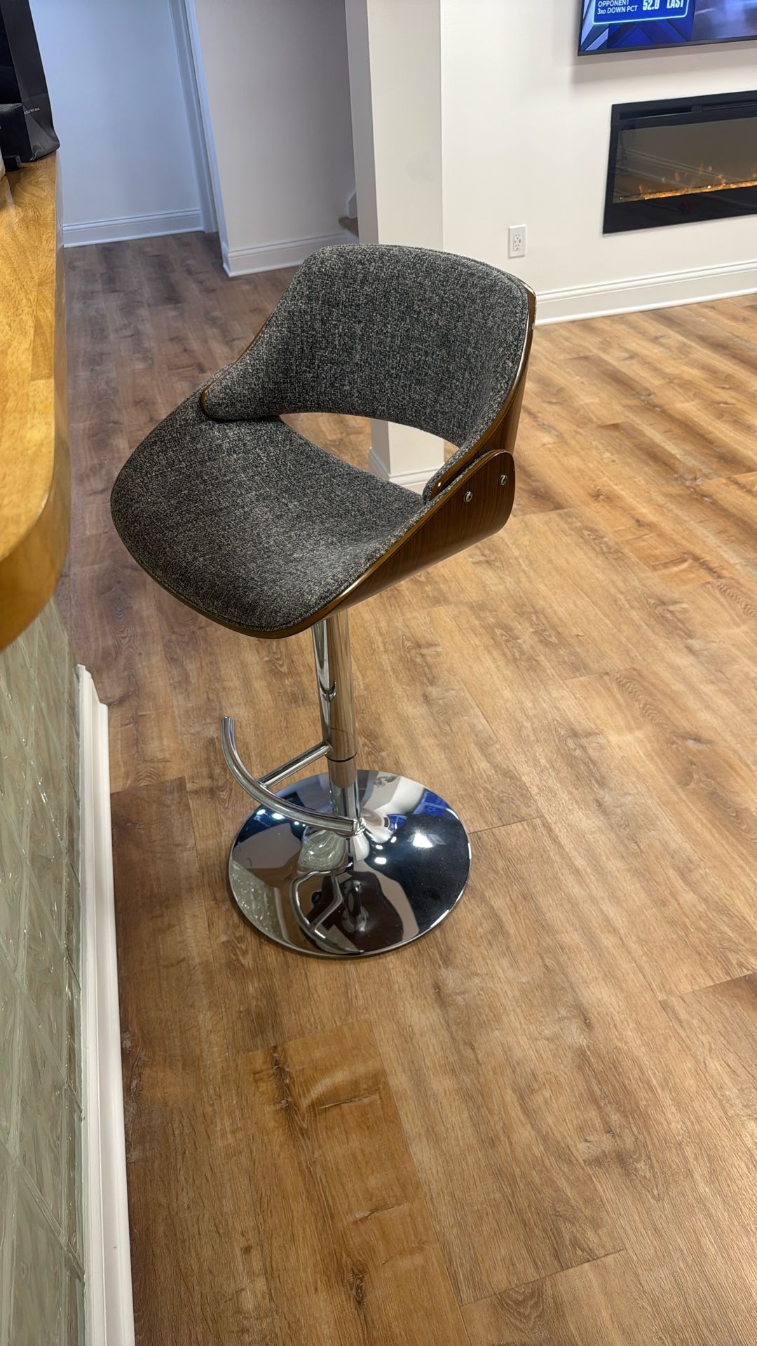 Swivel Adjustable Height Bar Stools