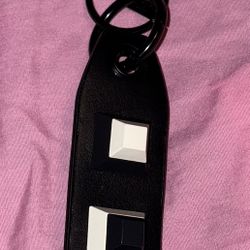 Victoria’s Secret, Black And White Studded Keychain