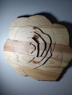 3d Rose Geometric Piece