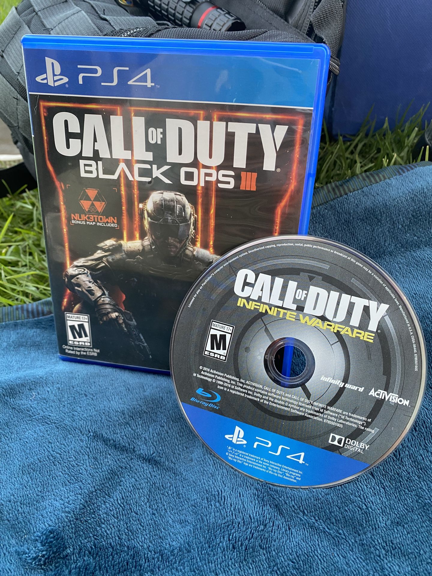 Call of duty Black ops three and infinite warfare