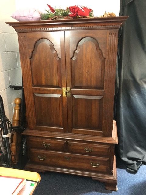 Walnut Wood Standing Dresser