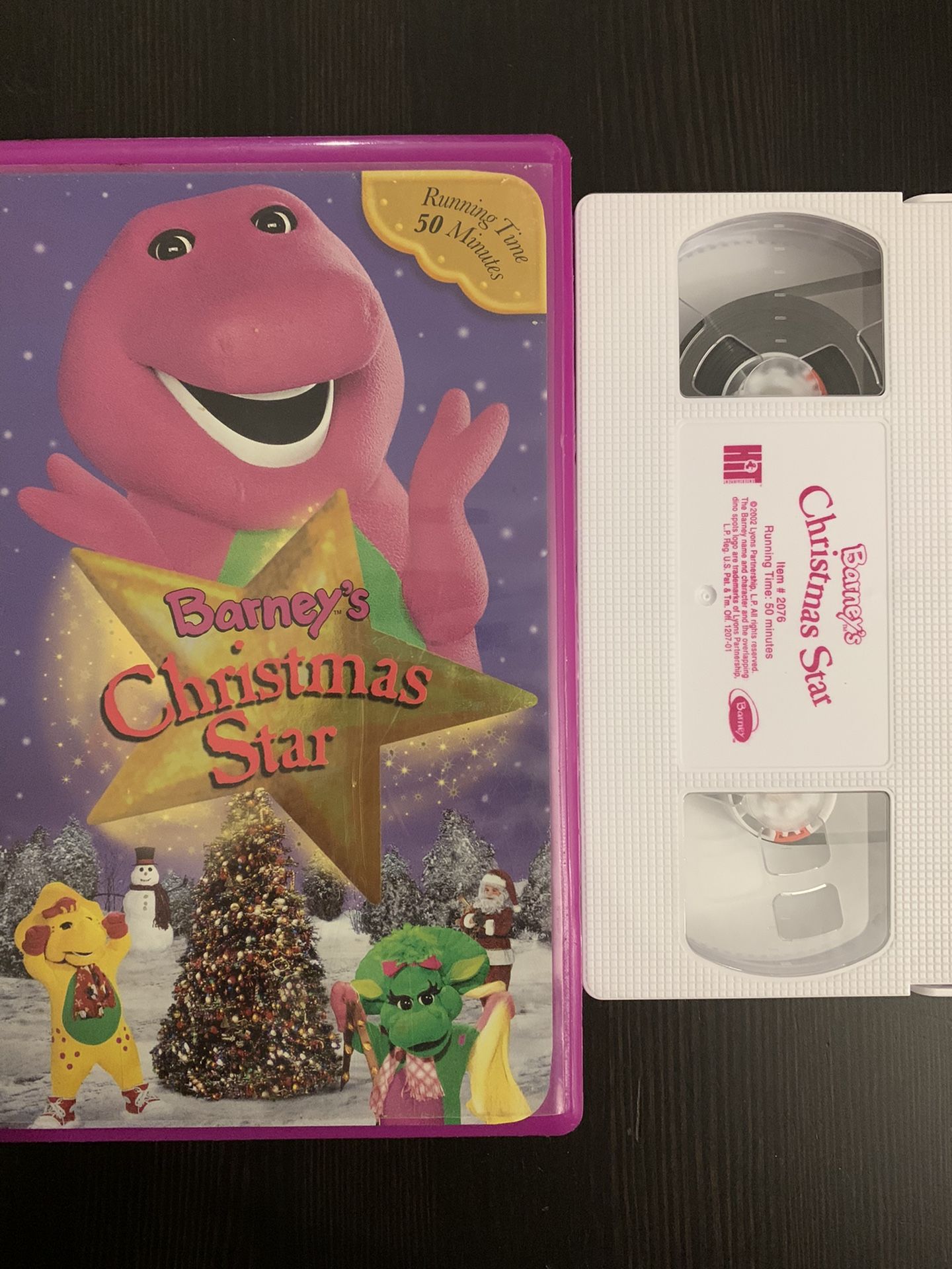 BARNEY’S CHRISTMAS STAR (VHS) Starring SELENA GOMEZ As GIANNA!