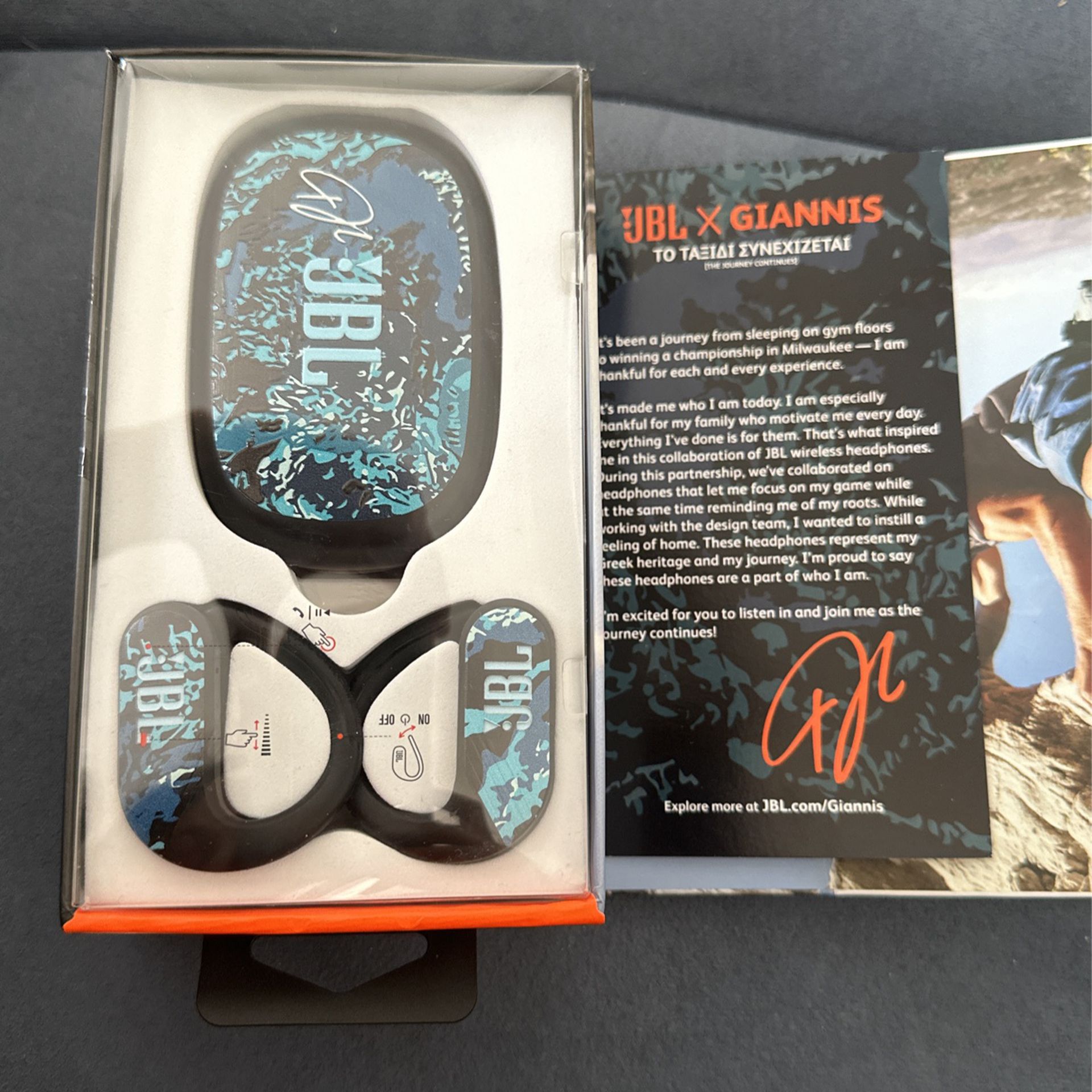 Jbl Earbuds X Collaboration With Giannis NBA Player