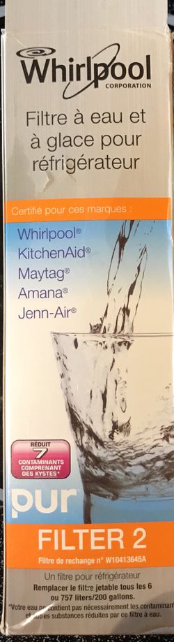 *** Whirlpool refrigerator ice & water filer ***