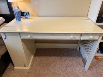 Sturdy wooden desk