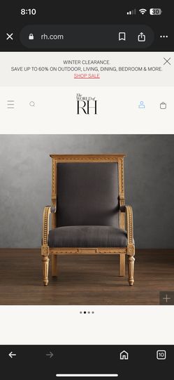 LOUIS XVI HAND-CARVED UPHOLSTERED CHAIR