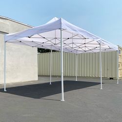 (New) $185 Instant Shade 10x20 FT Large Heavy Duty Easy Popup Canopy w/ Carry Bag