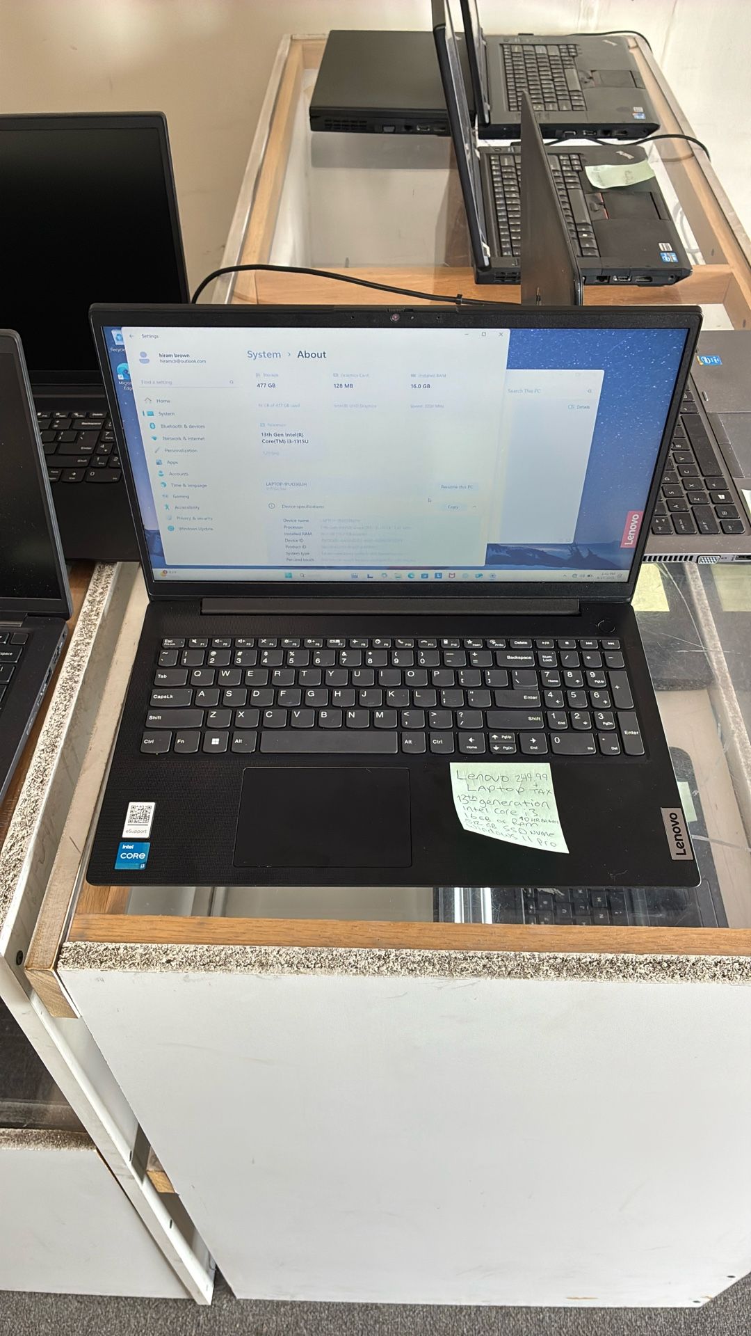 Lenovo V15 G4 Laptop 16gb Ram/512gb Ssd Windows 11 Pro And More