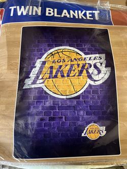 Lakers Twin Size Blanket 60X80”