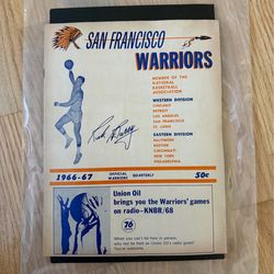 Golden State Warriors vintage magazine 1960s