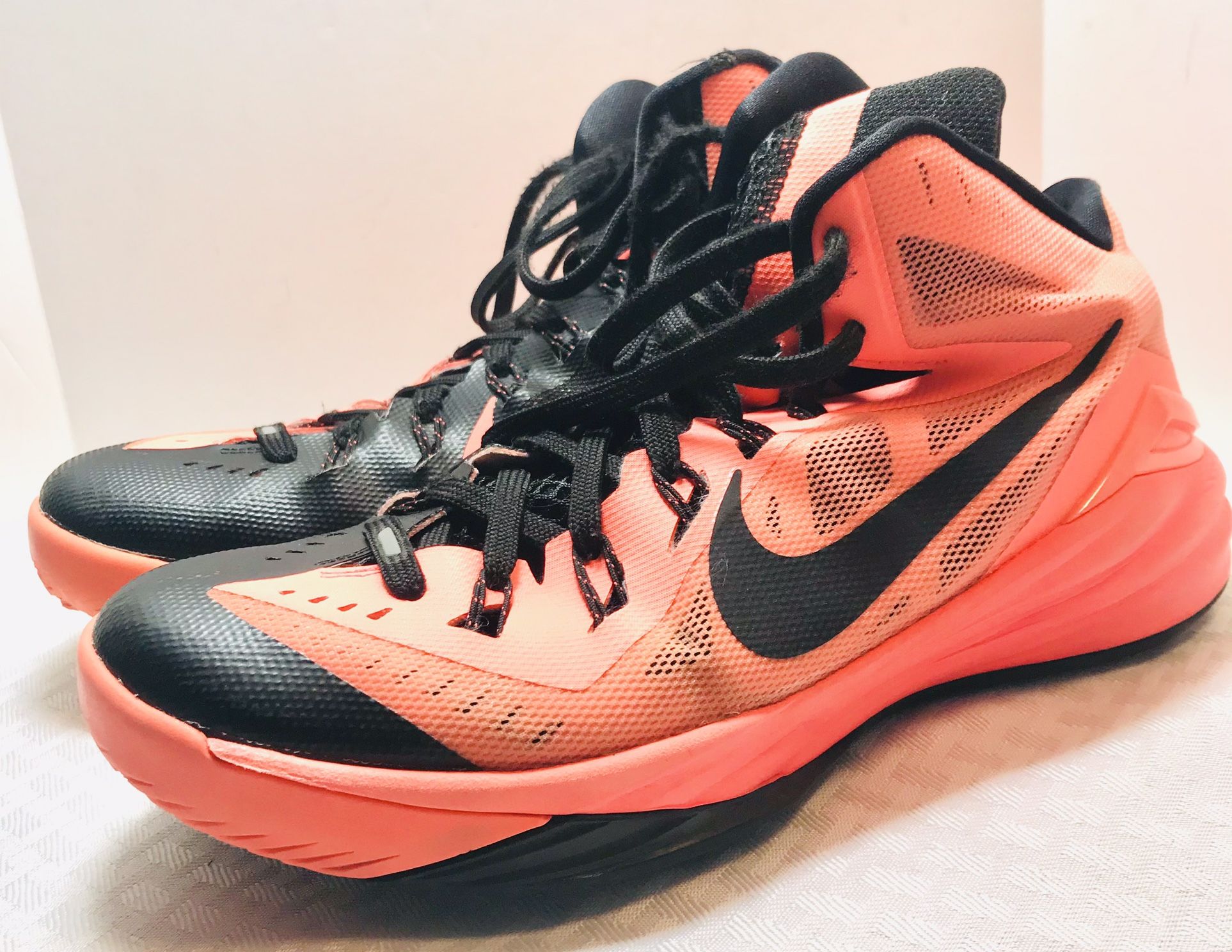 2014 Nike Men's Hyperdunk Mango Black Men's US Size