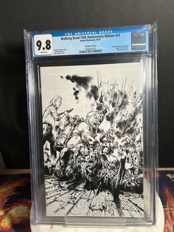 Walking Dead 15th Anniversary #53 CGC 9.8 Virgin Variant