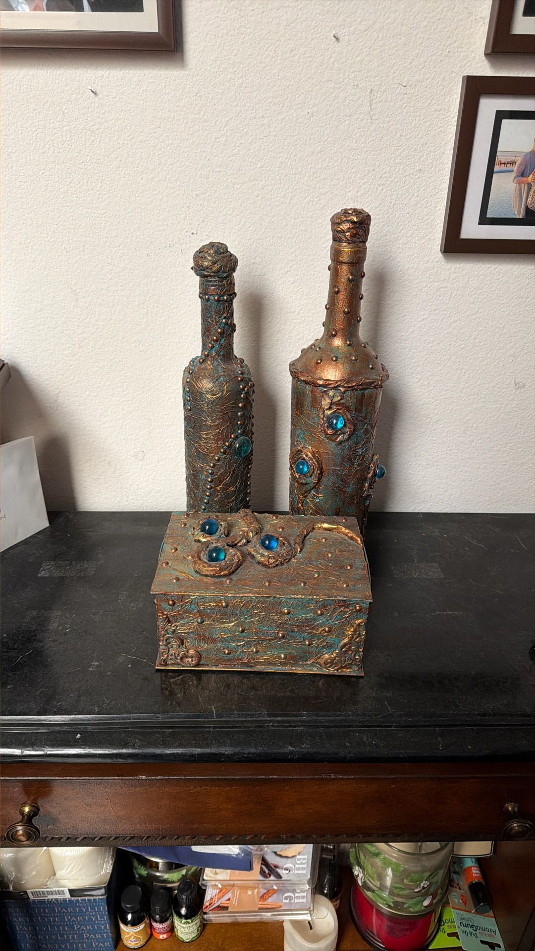Hand Made Bottles And Box