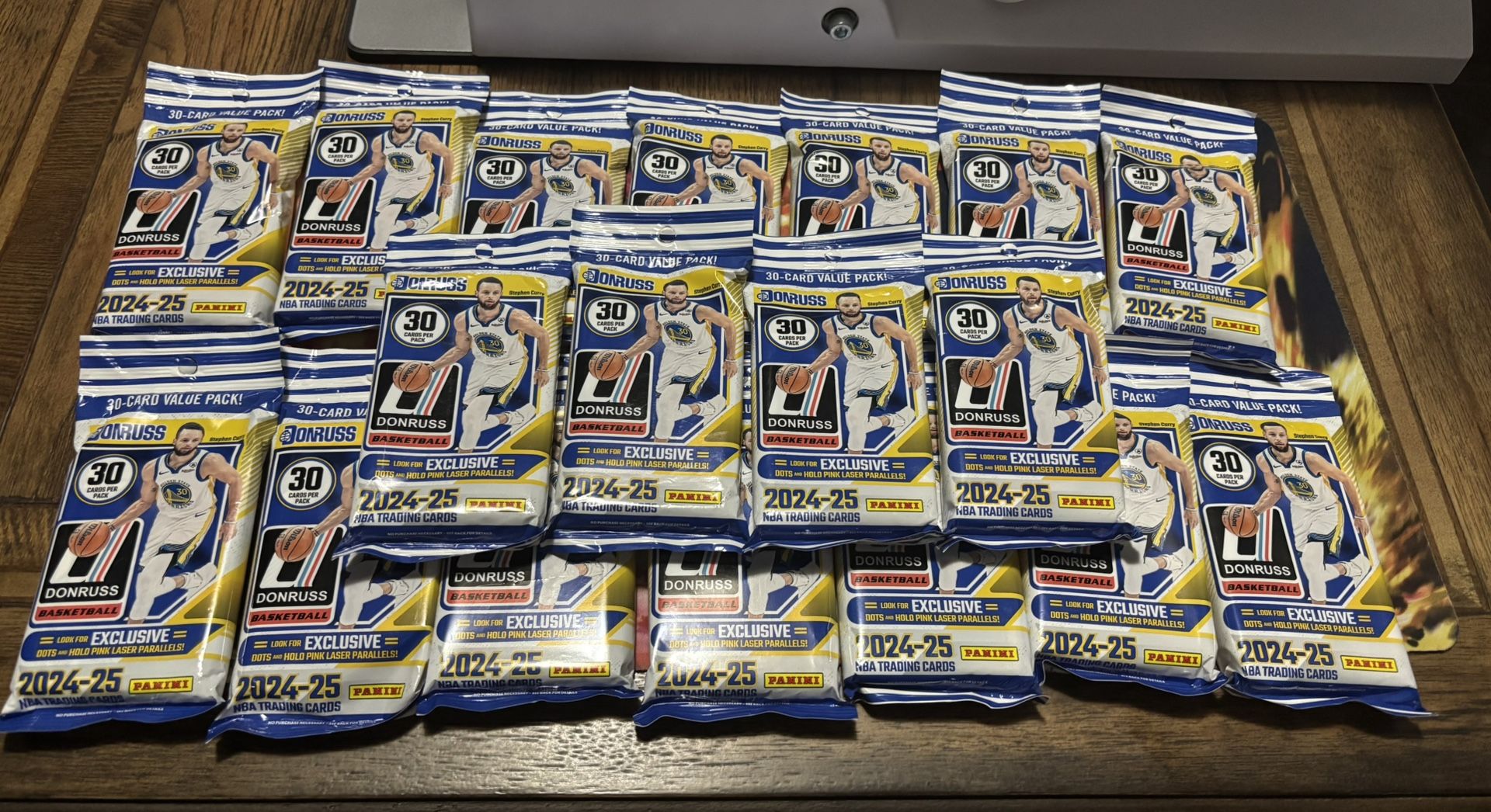 2024-25 Donruss Basketball Cello Value Fat Pack Factory Sealed - LOT OF 18