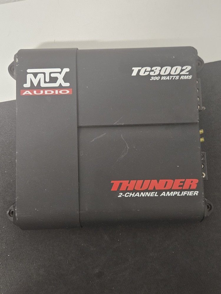 MTX AUDIO THUNDER TC3002 2-CHANNEL AMPLIFIER 300 WATTS RMS