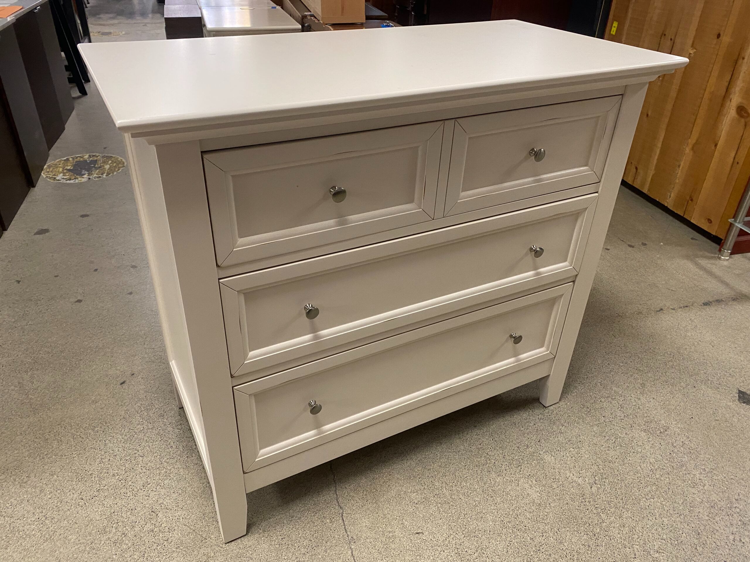 Petite White 3-Drawer Dresser