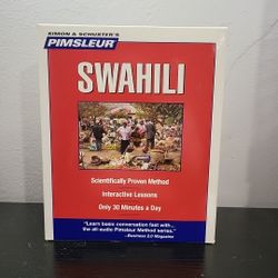 Swahili : Learn to Speak & Understand Swahili W/ Pimsleur Language Programs (G)