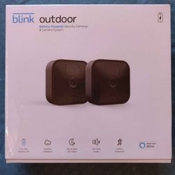Blink Outdoor wireless two camera system with Sync module - new & sealed