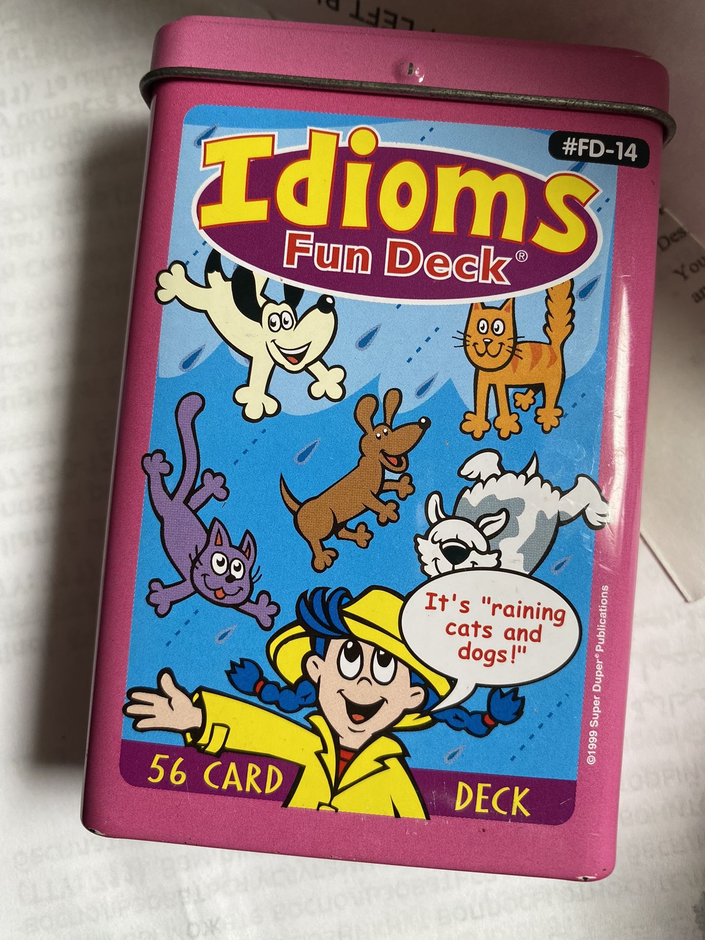 IDIOMS FUN DECK  CARD GAME