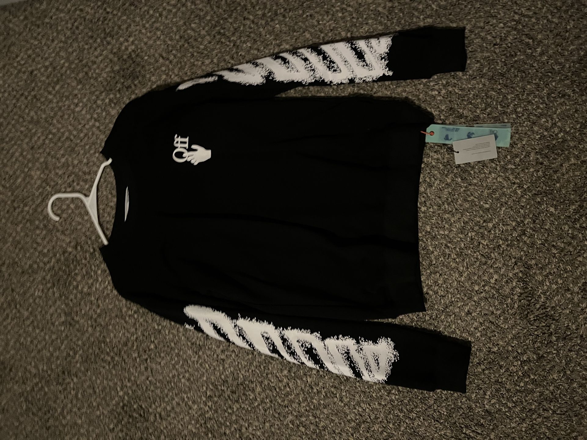 Off White Long Sleeve Size S/M Because It Fits Big 