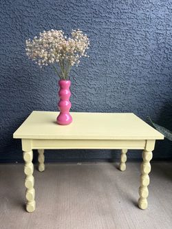 Yellow coffee table