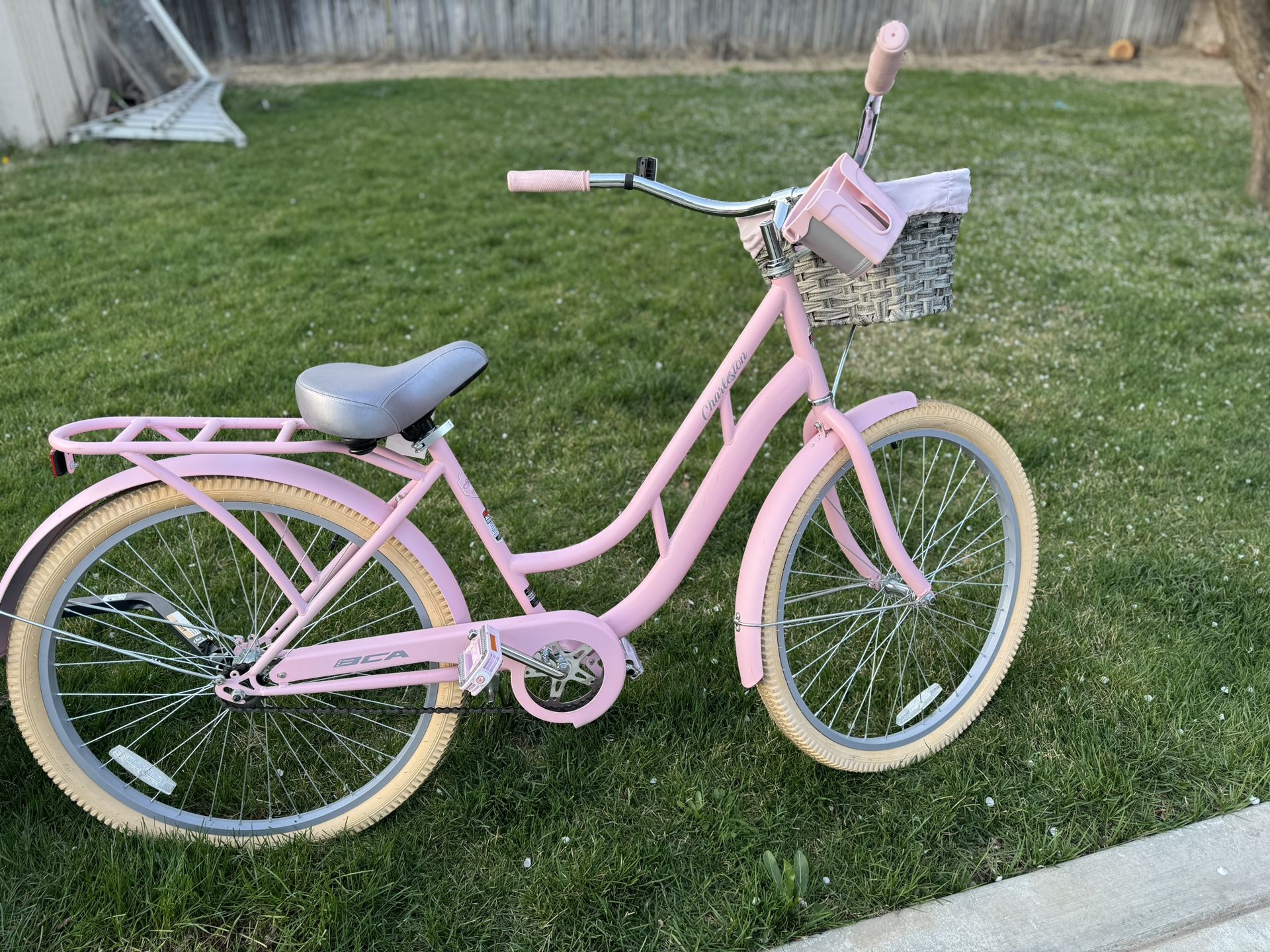 Charleston Adult Female Cruiser Bike, Pink