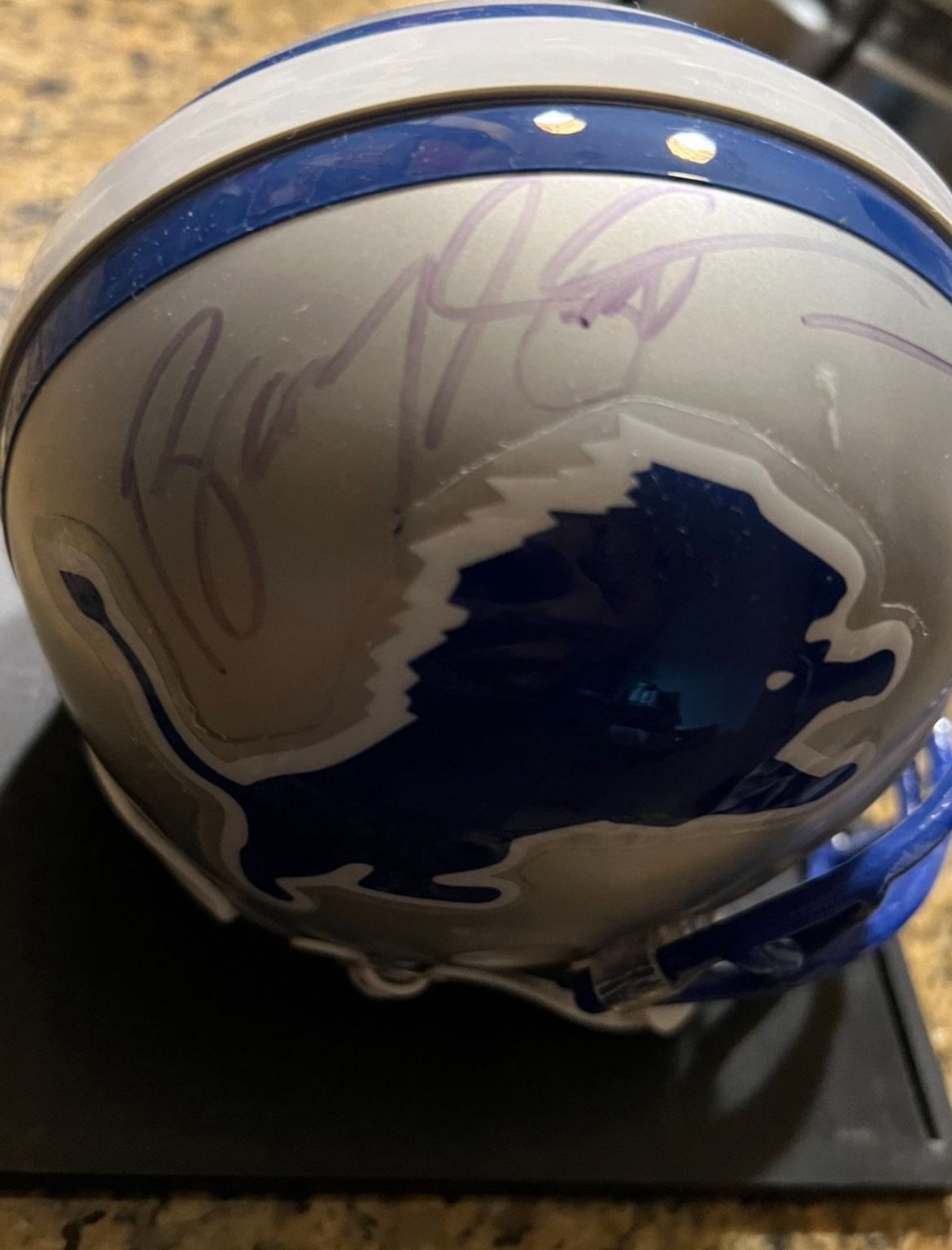 Autographed Helmet & Jersey NFL