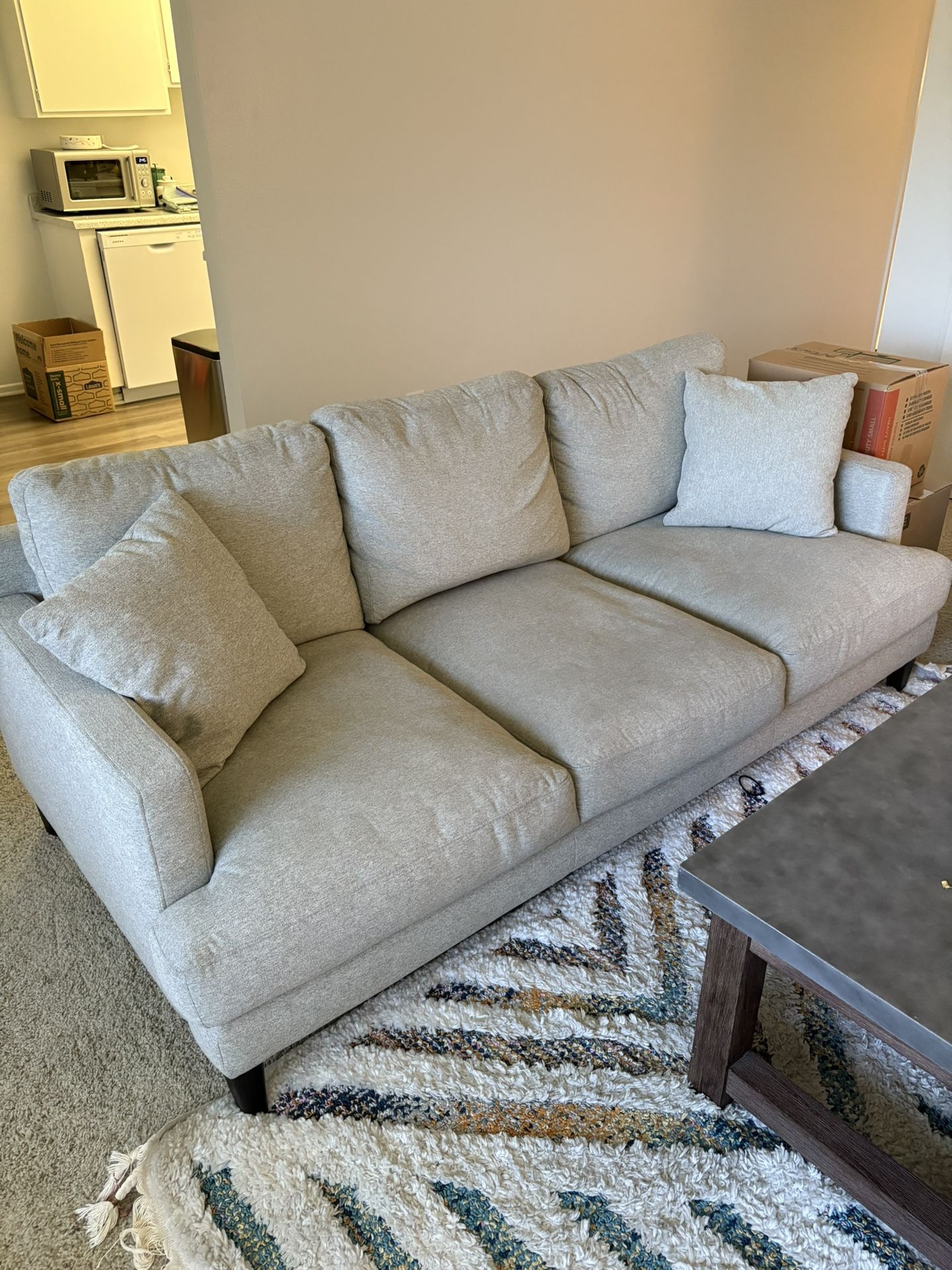 Macy’s Gray Couch