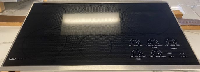 Black Wolf Five Burner Glass Top Electric Cooktop (7-0009)