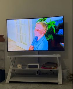 65 inch Curved Samsung smart tv + stand