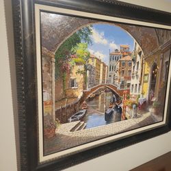 S. Sam Park limited edition hand embellished wall art